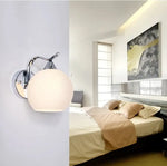 Applique Murale Chromée Élégante Design Minimaliste Contemporaine Chambre