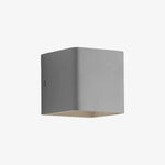 Applique Murale Contemporaine Design Lumineux Arrondi. Gris / Chaude Chambre