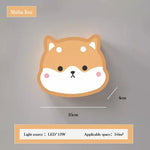 Applique Murale Créative Chien Kawaii Rigolo Shiba Inu / Gradation Rc Chambre