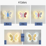 Applique Murale Créative Luminescence Papillon Doux Chambre