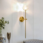 Applique Murale Cristal Élégante Épurée Lumineuse Chambre