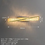 Applique Murale Cristal Led Luxe Nordique Or 1 / Blanc Chaud Murale Chambre