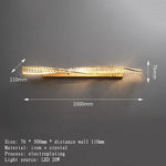 Applique Murale Cristal Led Luxe Nordique Or / Lumière 3 Couleurs Murale Chambre