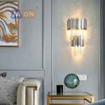 Applique Murale Cristal Lumineux Moderne Chic. Chambre