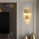 Applique Murale Cristal Lumineux Moderne Chic. Chambre