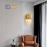 Applique Murale Cristal Lumineux Moderne Chic. Chambre