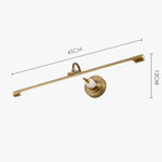 Applique Murale Cuivre Jade Vintage 43Cm Murale Chambre