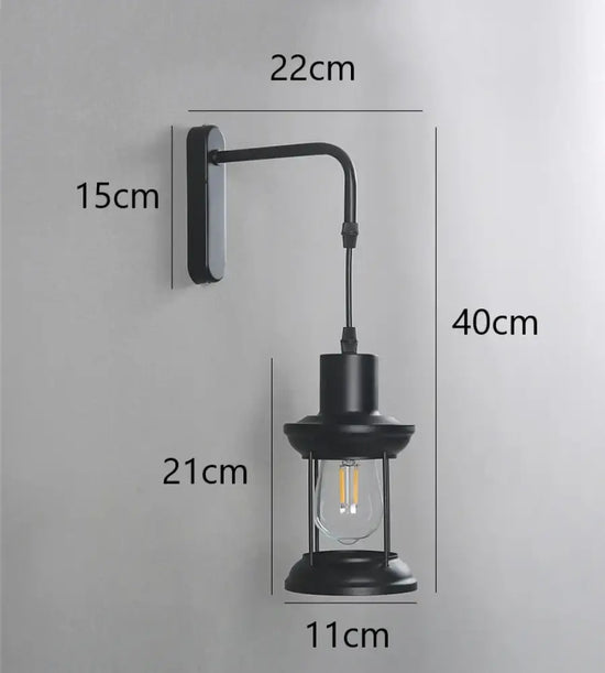 Applique Murale D’art Nordique Élégante Lumineuse Vintage. / Avec Ampoule Chambre