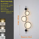 Applique Murale De Design Épuré Chic Élégante Corps Lampe Noir / Lumière Neutre Applique Chambre