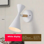 Applique Murale De Luminaire Scandinave Épuré. Wl548 Blanc / Froid Chambre