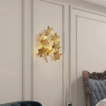 Applique Murale Décorative Élégance Rétro Dorée Chambre