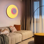 Applique Murale Design Cercle Lumineux Élégant. Chambre