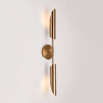 Applique Murale Design Élégante Bronze Contemporaine 2 Lampes / Chaude Chambre