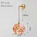 Applique Murale Design Élégante Lumineuse Contemporaine Rose Chambre