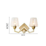 Applique Murale Design Led Dorée Élégante Vintage Beige / Froide Chambre
