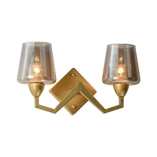 Applique Murale Design Led Dorée Élégante Vintage Chambre