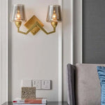 Applique Murale Design Led Dorée Élégante Vintage Chambre