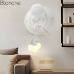 Applique Murale Design Led Gorille Lumineux Moderne. Chambre