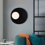 Applique Murale Design Led Noir Minimaliste Suspendu. Chambre