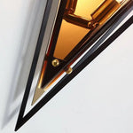 Applique Murale Design Lumineux Triangulaire Moderne. Chambre