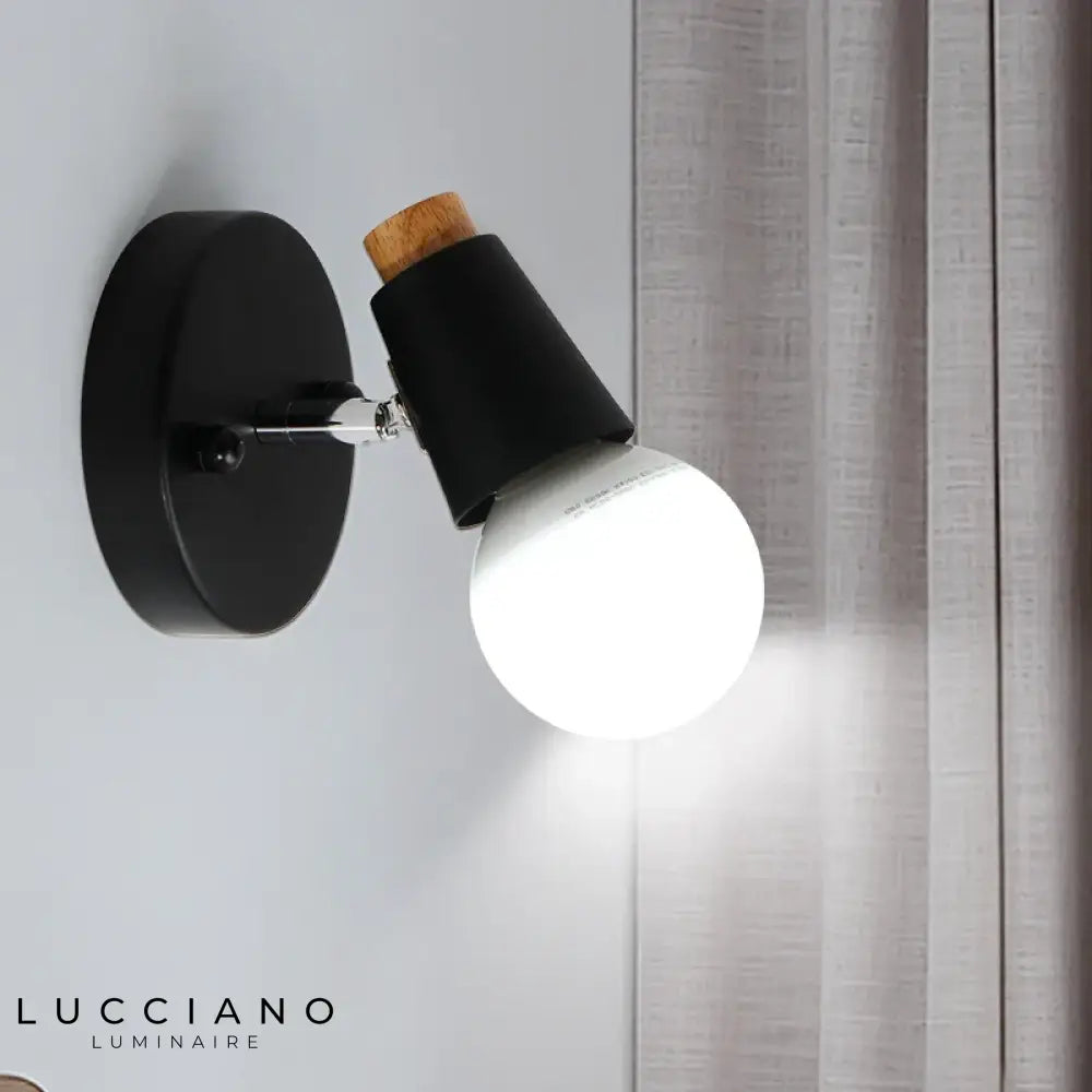 Applique Murale Design Minimaliste Et Contemporain. Blanc / Chine 6-10 W | Noir Chambre