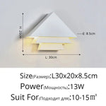 Applique Murale Design Minimaliste Loft Élégant Chambre