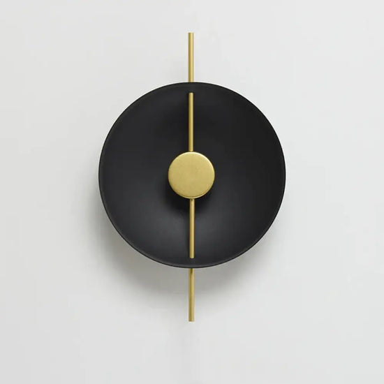 Applique Murale Dorée Minimaliste Luminosité Chaleureuse. Chambre