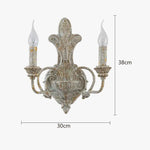 Applique Murale Double Luminaire Rustique Ambiance. Chambre