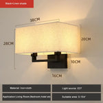 Applique Murale Double Luminaire Scandinave Élégant Style A Beige Chambre