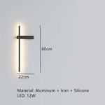 Applique Murale Élégante Design Contemporain Minimaliste A-60Cm-R / Intensité Variable Chambre