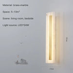 Applique Murale Élégante Design Lumineux Tendance Type-A-H60Cm / 3 Couleurs Modifiables Chambre