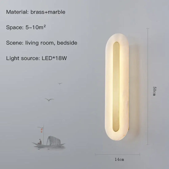 Applique Murale Élégante Design Lumineux Tendance Type-B-H50Cm / 3 Couleurs Modifiables Chambre
