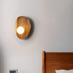 Applique Murale En Bois Vintage Abat-Jour Moderne Applique Chambre