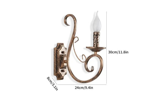 Applique Murale En Bronze Dans Salon | Luminaire Lucciano