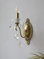 Applique Murale En Cristal Lumineux Vintage. Chambre