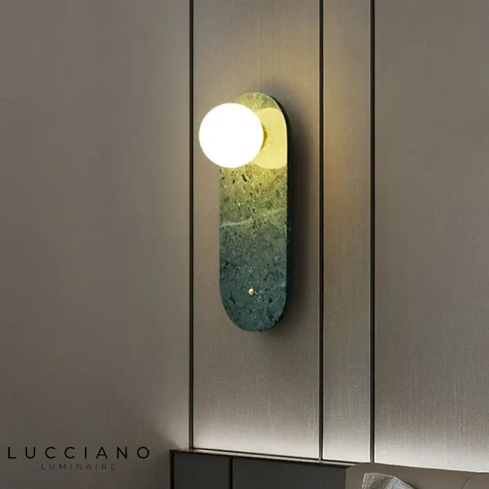 Applique Murale En Marbre Sculpté Lumineux Élégant Chambre