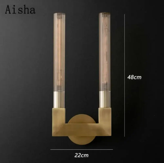 Applique Murale En Verre: Design Minimaliste Contemporain Chambre