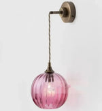 Applique Murale En Verre Scandinave Élégante Lumière. F Chambre