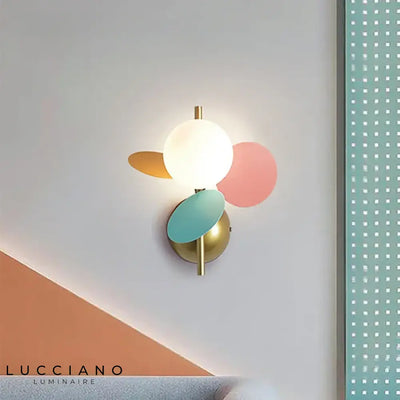 Kinder Wandlamp Grijs Met Meerdere Spots