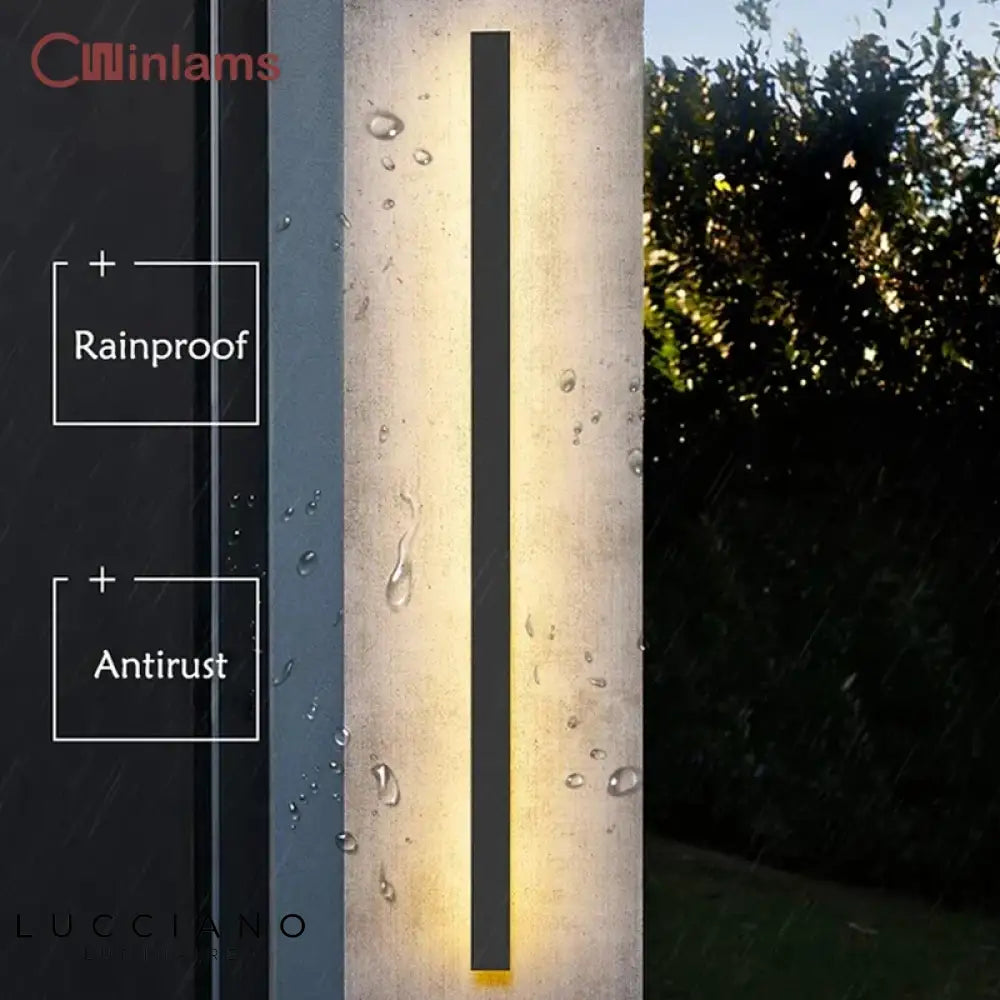 Applique Murale Extérieure Luminaire Design Aluminium Jardin Applique Chambre