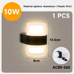 Applique Murale Extérieure Luminaire Design Moderne Élégant Circular 1Pcs / Abs Plastics Pvc