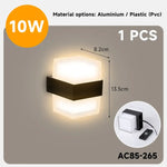 Applique Murale Extérieure Luminaire Design Moderne Élégant Square 1Pcs / Abs Plastics Pvc China