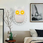 Applique Murale Hibou Design Lumineux Artisanal Chambre