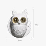 Applique Murale Hibou Design Lumineux Artisanal Chambre