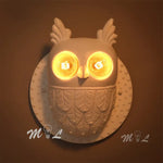 Applique Murale Hibou Design Lumineux Artisanal Chambre