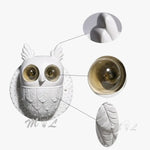 Applique Murale Hibou Design Lumineux Artisanal Chambre