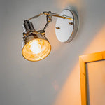 Applique Murale Industrielle Métal Brut Rétro Chambre