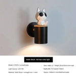 Applique Murale Led Adorable Chat Mignon Chambre