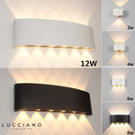 Applique Murale Led Aluminium Design Contemporain Élégant Chambre