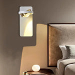 Applique Murale Led Aluminium Design Moderne Élégant Blanc B / Chaud Chambre